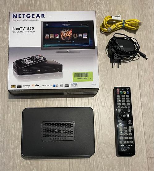 Netgear NeoTV 550 Lecteur Multimédia, TV, Hi-fi & Vidéo, Lecteurs multimédias, Utilisé, Sans disque dur, HDMI, USB 2.0