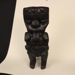 Rare Huari Wood Figure Handcrafted Peru, Antiek en Kunst, Kunst | Beelden en Houtsnijwerken, Ophalen of Verzenden