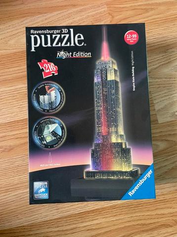 3D puzzel Empire State Building beschikbaar voor biedingen