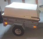 Aanhangwagen 750 kg. Met polyester kap, Ophalen, Gebruikt