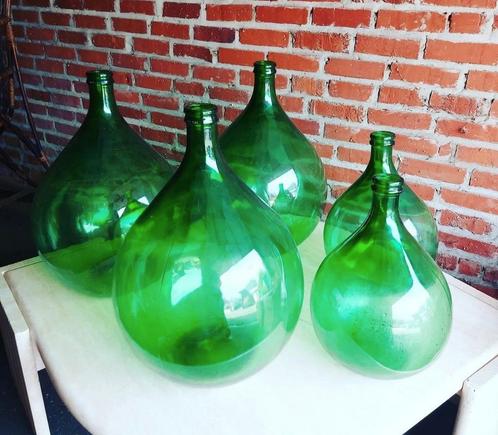 Damejeanne, bouteille ventrale italienne, bouteille de vin, Jardin & Terrasse, Vases de jardin, Enlèvement