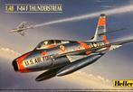 Heller 1/48 F-84F Thunderstreak, Hobby en Vrije tijd, Modelbouw | Vliegtuigen en Helikopters, Groter dan 1:72, Ophalen of Verzenden