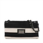 Sac Chanel 2.55 avec dustbag et certificat d'authenticité, Envoi, Utilisé, Blanc, Sac à main