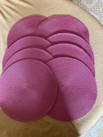8 gevlochten placemats (aubergine), Home Creation (1x gebrui, Huis en Inrichting, Ophalen of Verzenden, Zo goed als nieuw, Overige kleuren