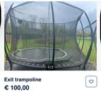 Trampoline zwart 330 cm, Kinderen en Baby's, Speelgoed | Buiten | Trampolines, Ophalen, Gebruikt