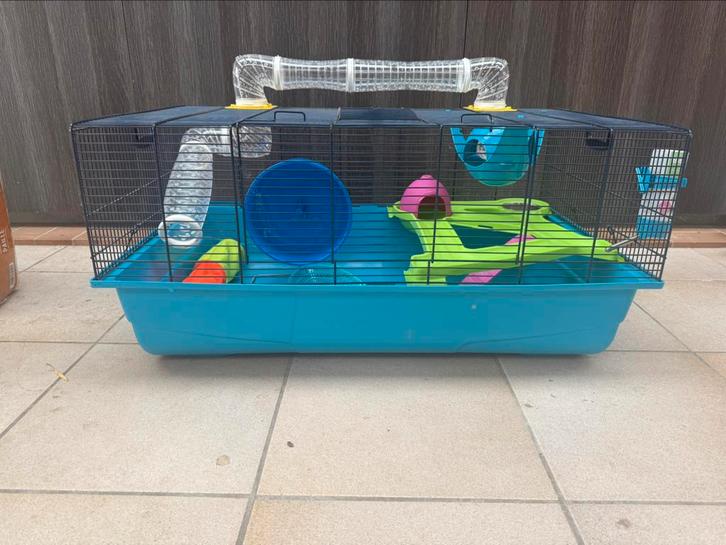 Hamsterkooi, Dieren en Toebehoren, Knaagdieren en Konijnen | Hokken en Kooien, Zo goed als nieuw, Kooi, Hamster, Ophalen