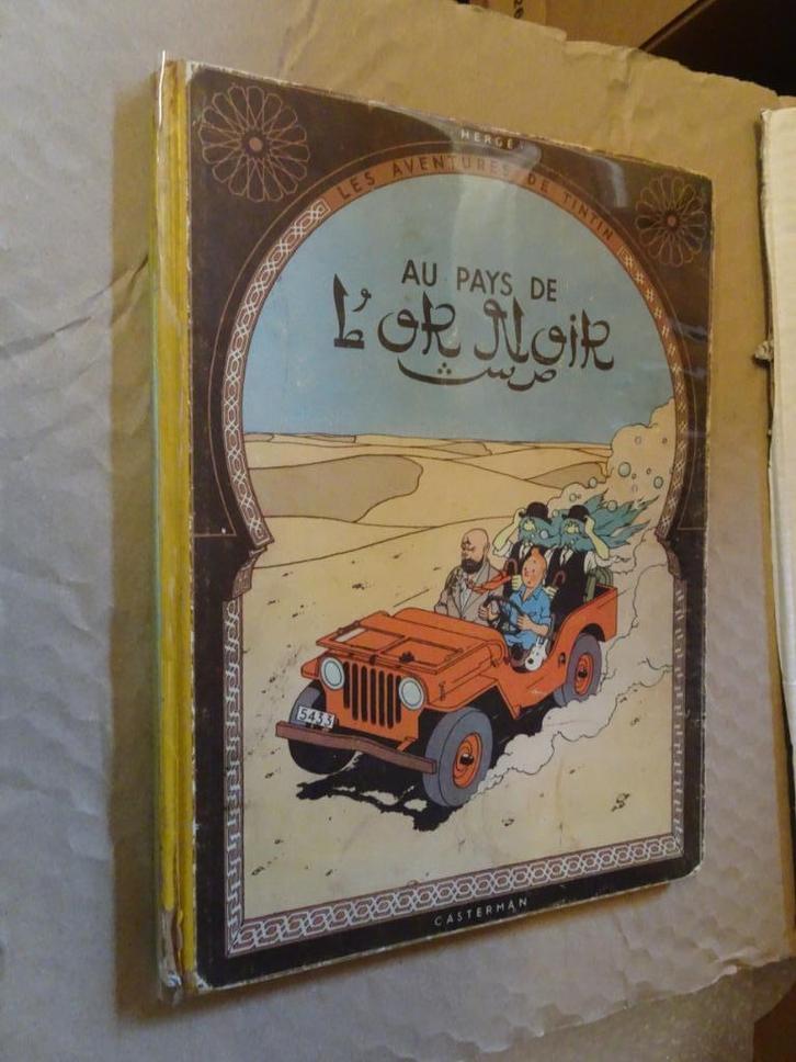 BD Kuifje - In het land van zwart goud (EO) - Hergé, Verzamelen, Stripfiguren, Gebruikt, Boek of Spel, Kuifje, Ophalen of Verzenden