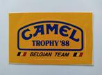 Autocollant vintage - Camel Trophy 1988 - Equipe Belge, Collections, Voiture ou Moto, Enlèvement ou Envoi, Neuf