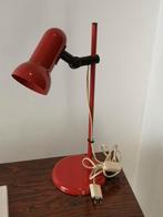 Rode Vintage Tafellamp ., Huis en Inrichting, Lampen | Tafellampen, Ophalen of Verzenden
