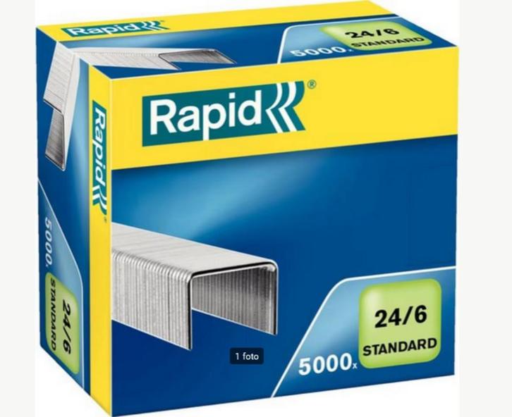 SUPER-SPOTPRIJS! 8x Rapid Nietjes 24/6 Gegalvaniseerd x500, Diversen, Schrijfwaren, Ophalen of Verzenden