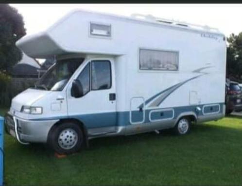 camper te koop, Caravans en Kamperen, Mobilhomes, Particulier, tot en met 5, Alkoof, Fiat, Fiat, Diesel, Handgeschakeld, Treinzit