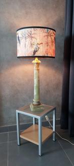 Vintage lamp met marmeren voet jaren 60, Huis en Inrichting, Ophalen, Gebruikt