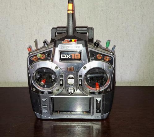 Spektrum DX 18 zender, Hobby en Vrije tijd, Modelbouw | Radiografisch | Vliegtuigen, Zo goed als nieuw, Elektro, RTF (Ready to Fly)