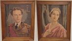 Portret Leopold III en Astrid, Antiek en Kunst, Ophalen
