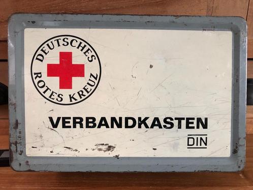 zeldzaam EHBO verbanddoos Deutsches Rotes Kreuz 1969, Verzamelen, Automerken, Motoren en Formule 1, Zo goed als nieuw, Auto's