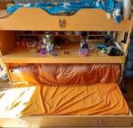 Kinderbed stapelbed met 2extra bedden + bureau, Kinderen en Baby's, Kinderkamer | Stapelbedden en Hoogslapers, Stapelbed, Zo goed als nieuw