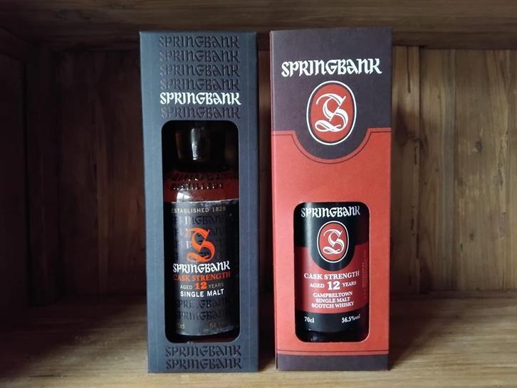 Springbank CS 12Y: Batch 12 en Batch 14 (whisky), Verzamelen, Wijnen, Nieuw, Ophalen of Verzenden
