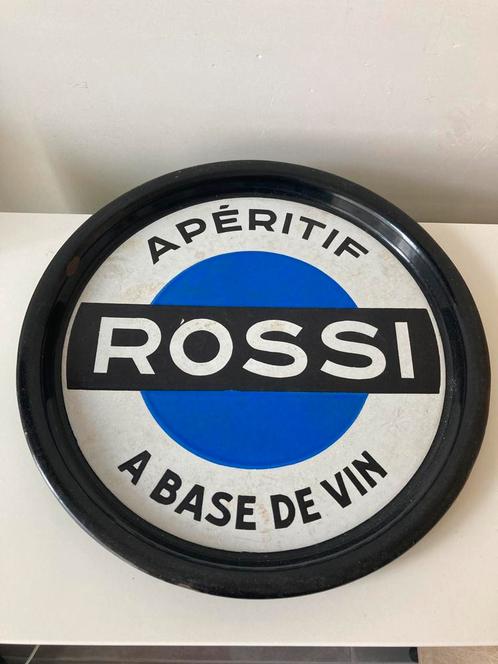 Rossi A Base de Vin emaille plateau, Verzamelen, Biermerken, Gebruikt, Ophalen of Verzenden