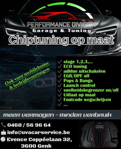 Chiptuning ~ EGR/DPF off ~ pops&bangs ~, Auto diversen, Tuning en Styling, Ophalen of Verzenden