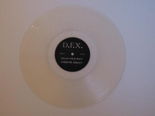 D.F.X. ‎ Relax Your Body white clear vinyl 12 inch, CD & DVD, Vinyles Singles, Utilisé, Maxi single, Dance, 12 pouces, Enlèvement ou Envoi