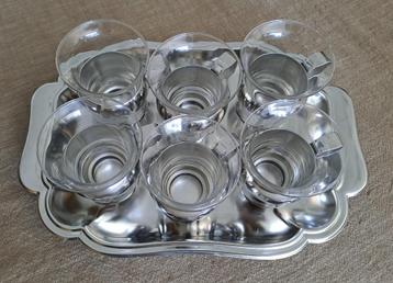 inox thee en koffie(filter) servies beschikbaar voor biedingen