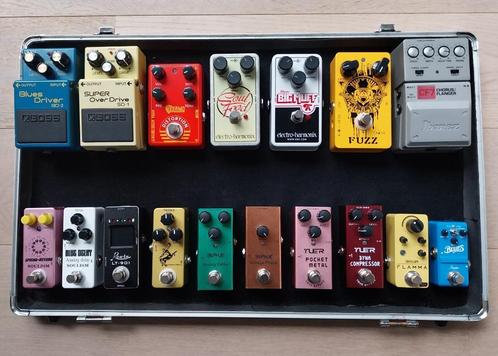 Gitaar effect pedalen + Patchkabels + Connectors, Muziek en Instrumenten, Effecten, Zo goed als nieuw, Chorus, Delay of Echo, Distortion, Overdrive of Fuzz