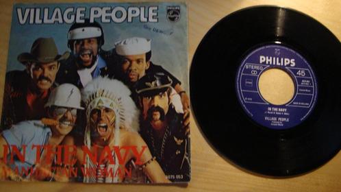 Village People --- Dans la marine, CD & DVD, Vinyles Singles, Utilisé, Single, Pop, 7 pouces, Enlèvement ou Envoi