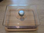 Serveerplank hout met plastieken deksel, Ophalen, Gebruikt, Rechthoekig, Hout