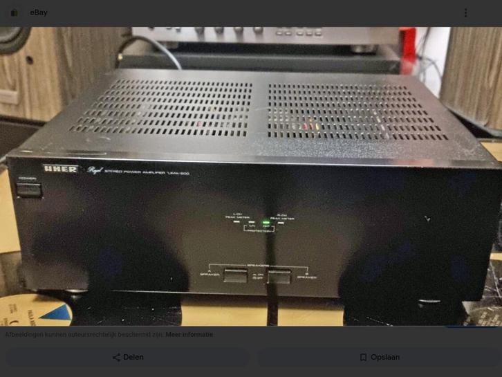 UHER ( Harman Kardon) UMA 200 , main amp , perfekte staat .., Audio, Tv en Foto, Versterkers en Ontvangers, Zo goed als nieuw