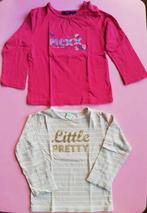 Twee longsleeves  maat 92, Kinderen en Baby's, Kinderkleding | Maat 92, Ophalen of Verzenden, Zo goed als nieuw, Mexx, Meisje