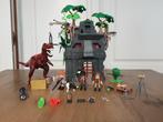 Playmobil groot dino basiskamp met zaklamp, Kinderen en Baby's, Speelgoed | Playmobil, Verzenden, Zo goed als nieuw, Complete set
