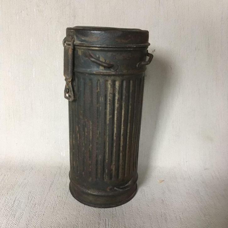wo2 - Duitse gasmaskerbus Wehrmacht - kleurlagen, Verzamelen, Militaria | Tweede Wereldoorlog, Landmacht, Kist of Geocache, Ophalen of Verzenden