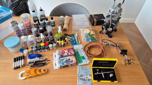 Airbrush ideaal start pakket, Hobby en Vrije tijd, Modelbouw | Overige, Gebruikt, Ophalen