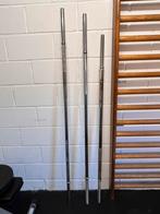 3 halterstangen, barbells, Sport en Fitness, Fitnessmaterialen, Ophalen of Verzenden, Gebruikt, Halterstangen