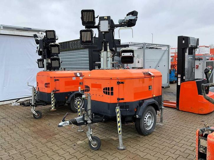 Generac Mobile Products VB-9 Lichtmast aggregaat aanhangwage, Auto diversen, Aanhangers en Bagagewagens, Gebruikt