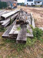 Lot eiken balken, Doe-het-zelf en Bouw, Ophalen, Gebruikt, Eiken