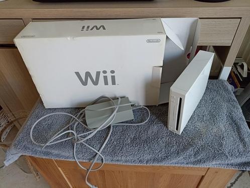 Console wii, Games en Spelcomputers, Spelcomputers | Nintendo Wii, Gebruikt, Zonder controller, Met games, Met stuurtje, Ophalen of Verzenden