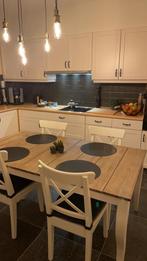 Keukentafel met 4 stoelen, Huis en Inrichting, Ophalen, Gebruikt