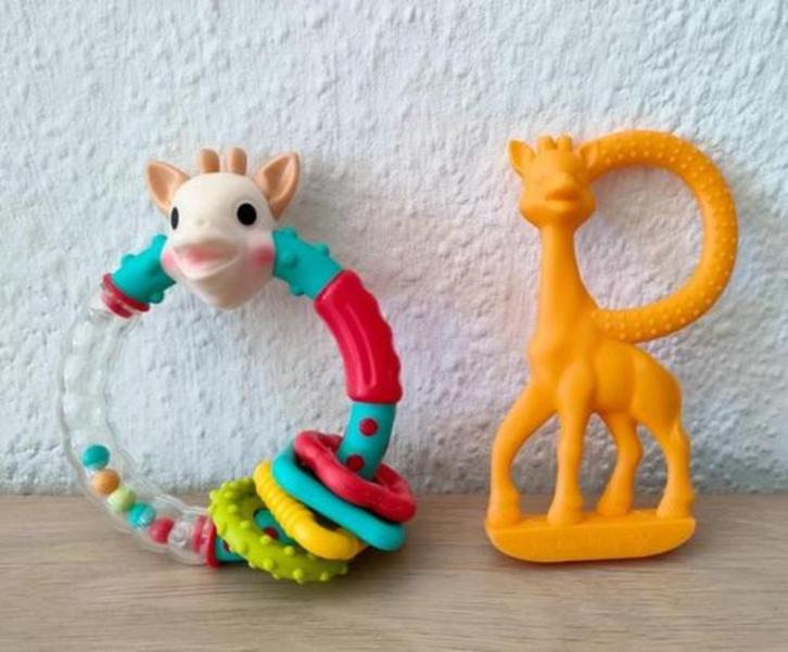 Hochets Sophie la Girafe, Enfants & Bébés, Jouets | Jouets de bébé, Comme neuf, Hochet, Sonore, Enlèvement