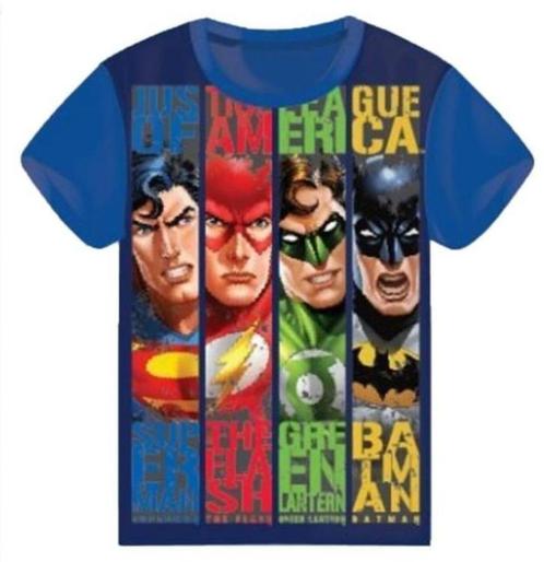 Justice League T-shirt - maat 104 - 110 - 116 -128 - 140, Enfants & Bébés, Vêtements enfant | Taille 116, Neuf, Garçon, Chemise ou À manches longues