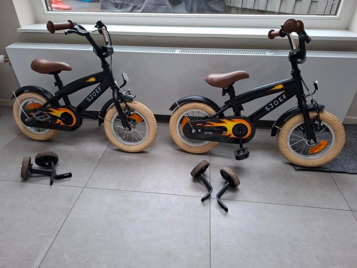 Jongensfiets Sjoef, Vélos & Vélomoteurs, Vélos | Vélos pour enfant, Comme neuf, Moins de 16 pouces, Stabilisateurs, Enlèvement