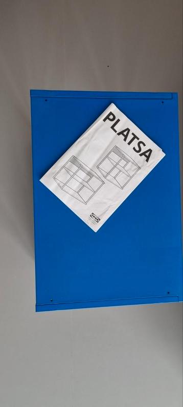 Ikea wandkast PLATSA open blauw el&pl 60x40x60 blauw, Enlèvement, Neuf