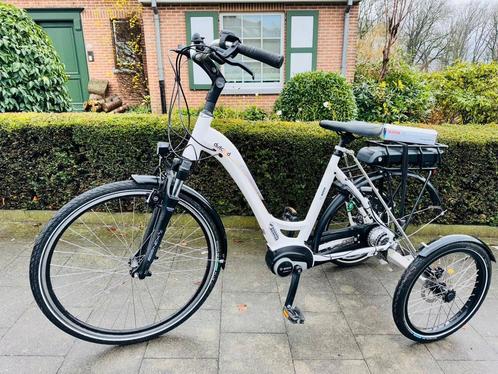 Elektrische driewieler fiets comfortabel  stabiel 0488826971, Fietsen en Brommers, Elektrische fietsen, Zo goed als nieuw, 50 km per accu of meer