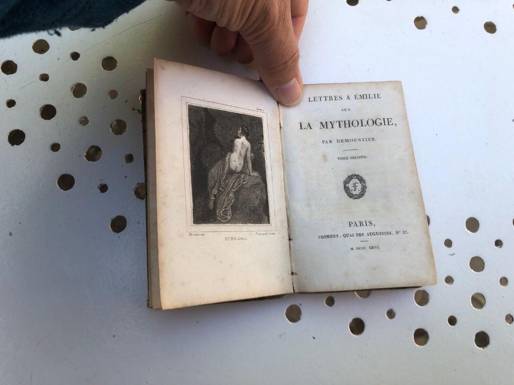 Lettres à Emilie sur la mythologie par Demoustier. Tome seco, Antiquités & Art, Antiquités | Livres & Manuscrits, Envoi