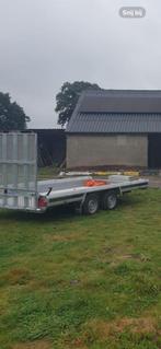 Hulco aanhanger 3500 kg – ideaal voor hoogwerker /minigraver, Ophalen, Zo goed als nieuw
