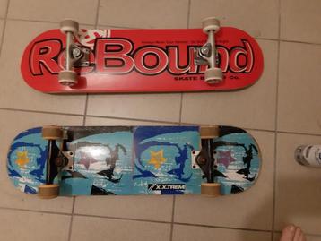 2/Skateboards. 1 pro board/ 1 training board  beschikbaar voor biedingen