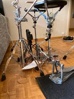 Practice kit (geluidloos oefenset met dubbele basdrumpedaal), Muziek en Instrumenten, Drumstellen en Slagwerk, Ophalen, Zo goed als nieuw