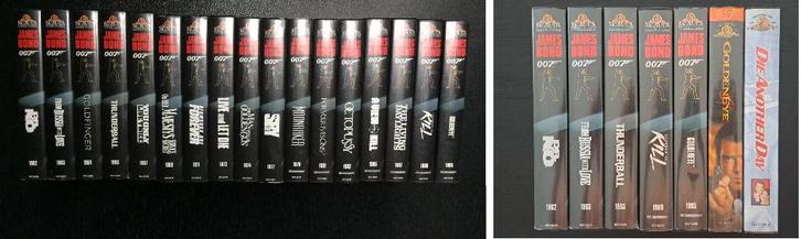 Lot VHS filmreeksen (apart verkrijgbaar), CD & DVD, VHS | Film, Comme neuf, Enlèvement ou Envoi