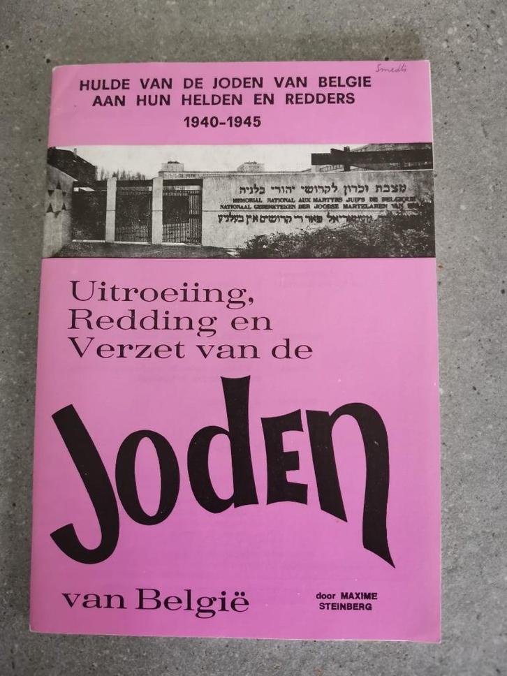 Uitroeiing, Redding en Verzet van de Joden van België, Boeken, Oorlog en Militair, Zo goed als nieuw, Overige onderwerpen, Tweede Wereldoorlog