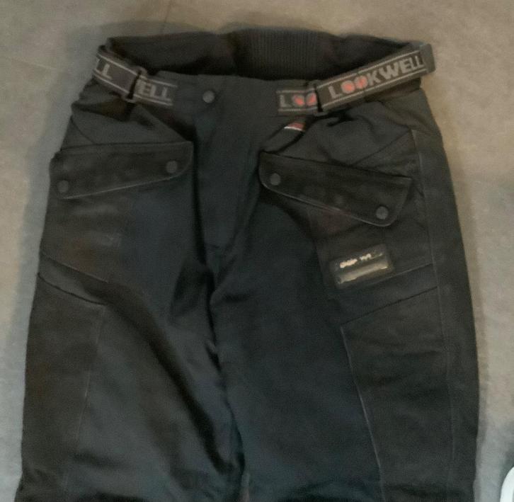 Motorbroek heren Lookwell zwart, Motoren, Kleding | Motorkleding, Broek | textiel, Heren, Tweedehands, Ophalen of Verzenden